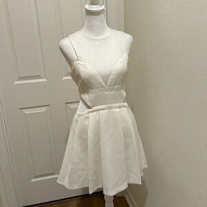 NWT - Three Floor - white  dress with cut out detail